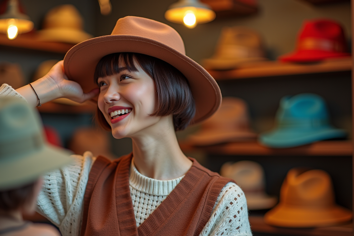 chapeau cheveux