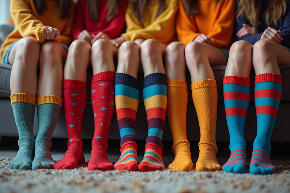 chaussettes vintage